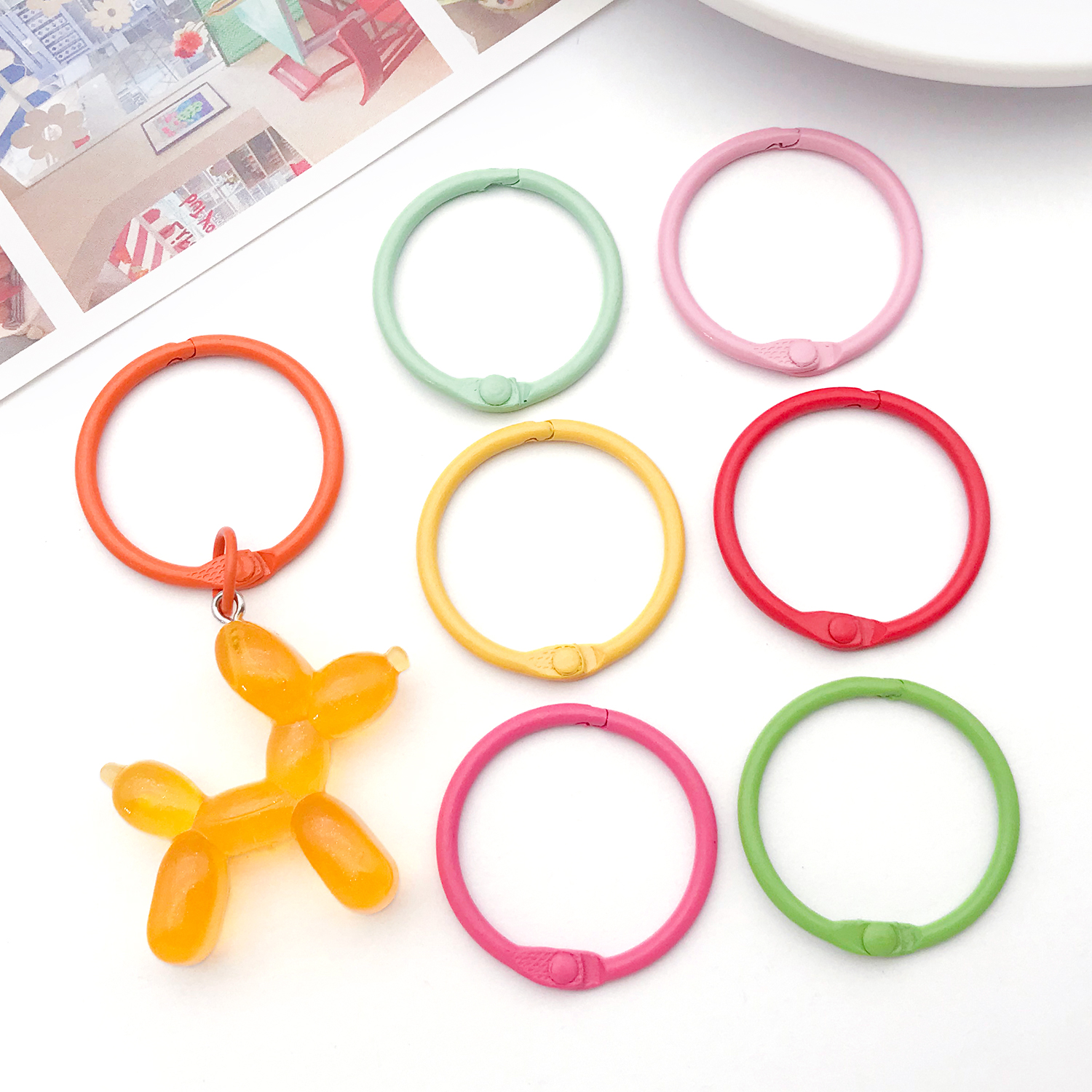 20pcs Binder Rings Loose Leaf  - Jewelry Making Guide Book ulasan dan harga