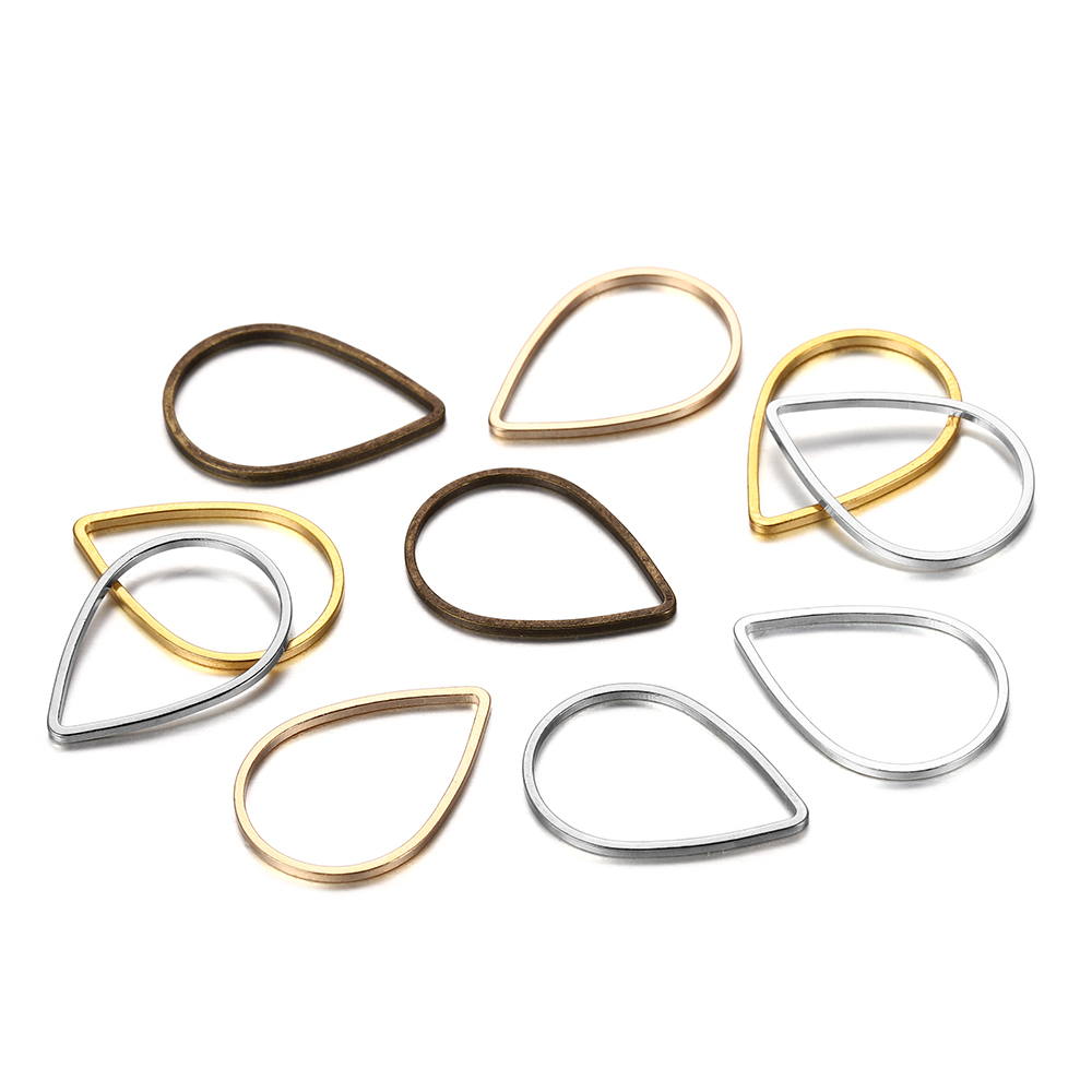30Pcs/lot Teardrop Waterdrop M - Jump Ring Assorted ulasan dan harga
