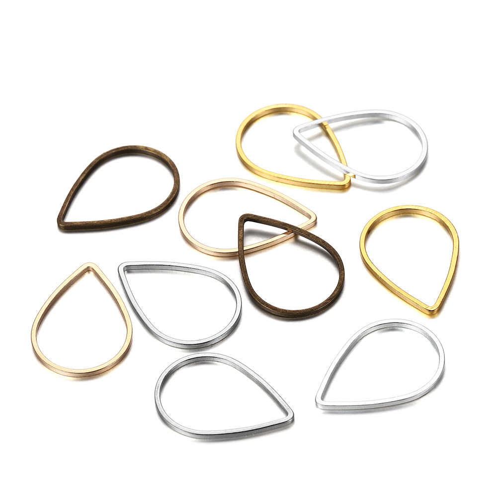 30Pcs/lot Teardrop Waterdrop M - Jump Ring Assorted ulasan dan harga