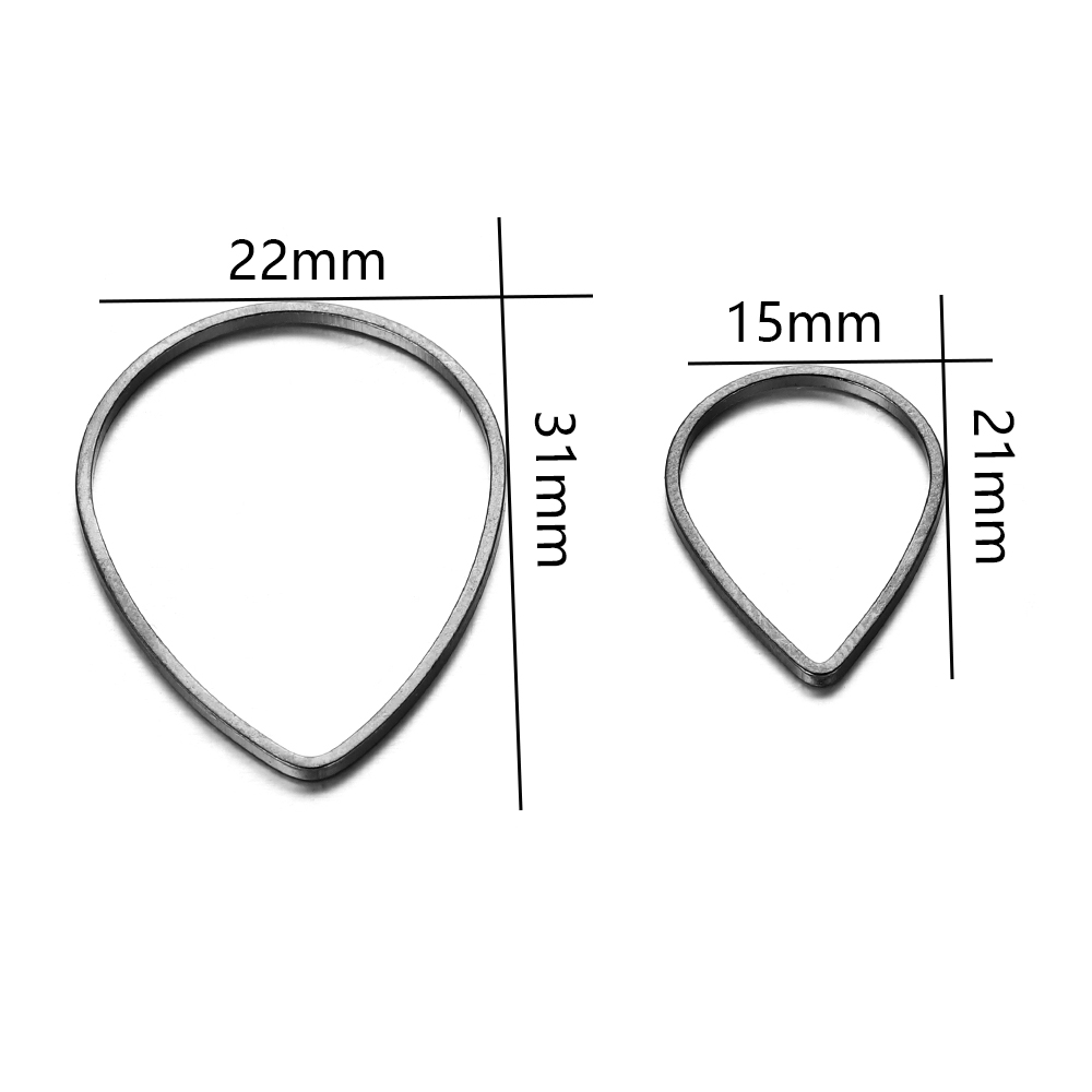 30Pcs/lot Teardrop Waterdrop M - Jump Ring Assorted ulasan dan harga