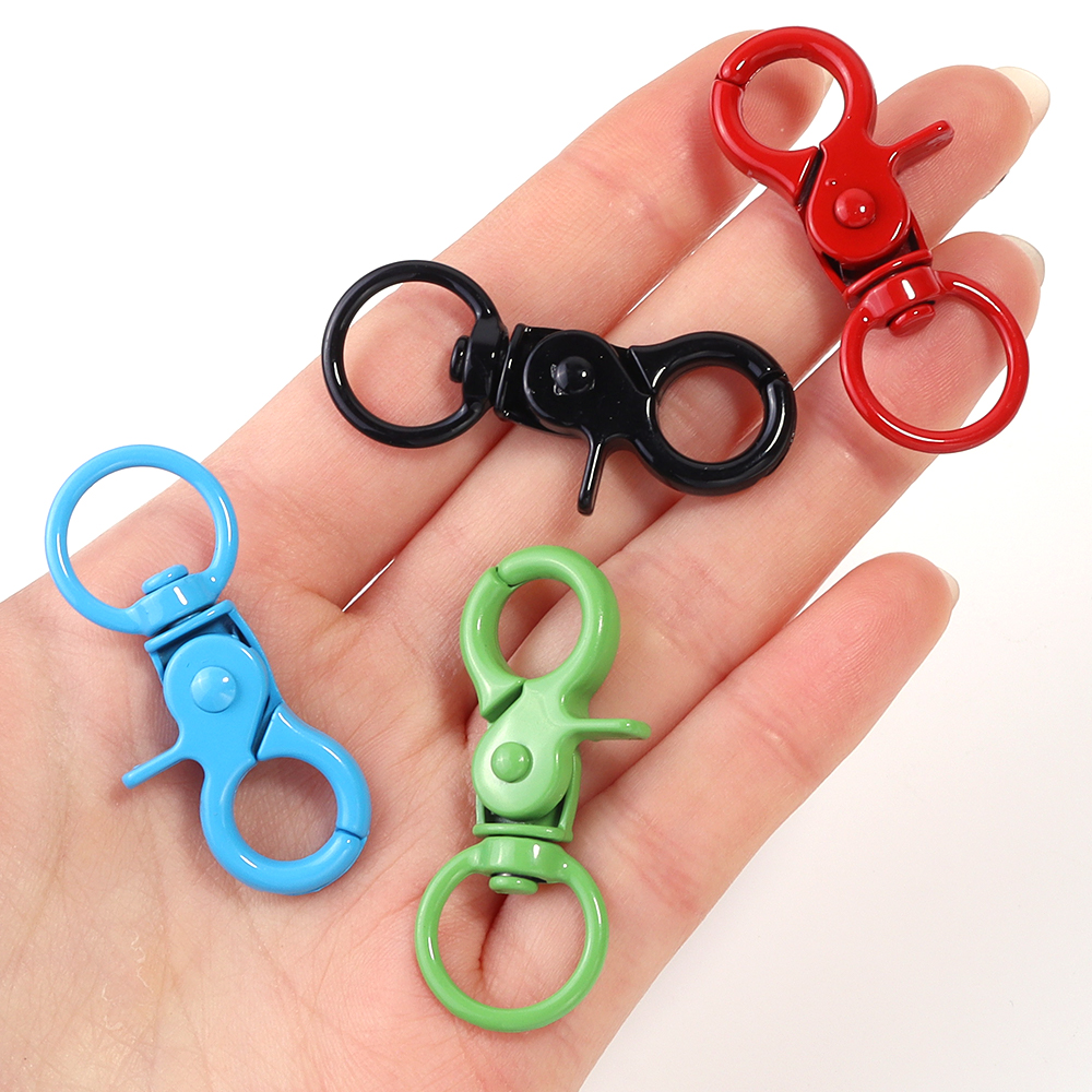 5Pcs/Lot Colorful Swivel Lobst - Jewelry Making Basics ulasan dan harga