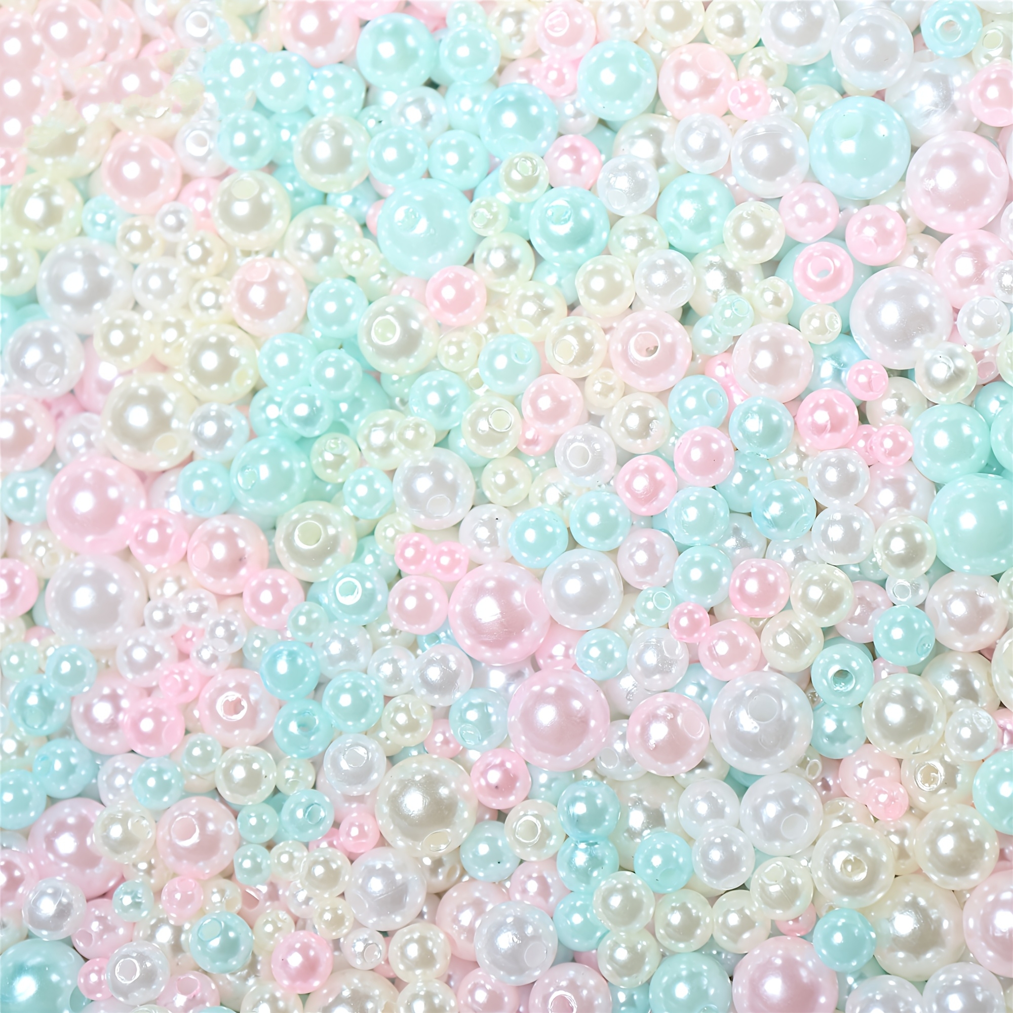 3-10mm pink and blue mixed wit - Jewelry Making Light ulasan dan harga