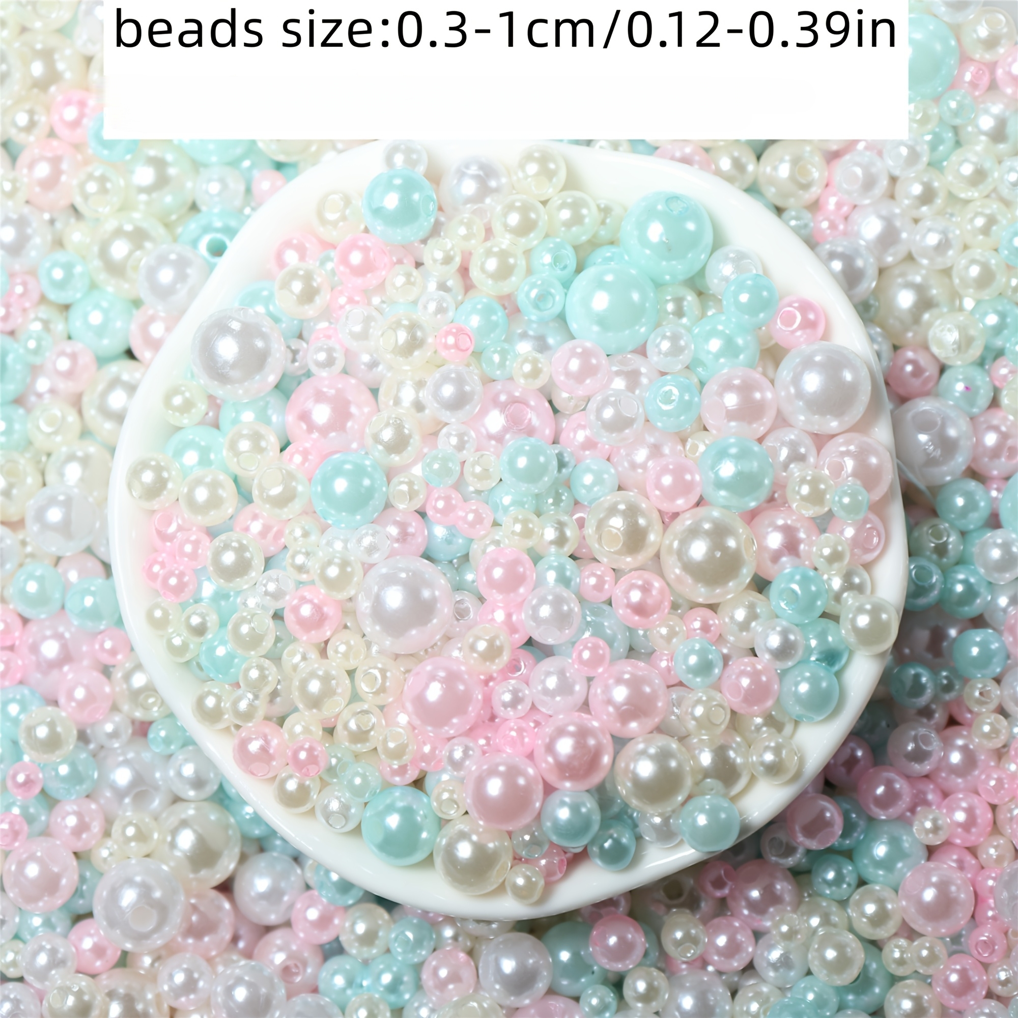 3-10mm pink and blue mixed wit - Jewelry Making Light ulasan dan harga