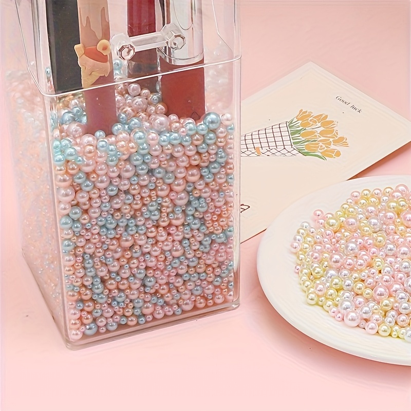 3-10mm pink and blue mixed wit - Jewelry Making Light ulasan dan harga