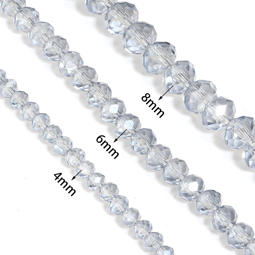 4 6 8mm Faceted Crystal Beads  - Jewelry Making Light ulasan dan harga