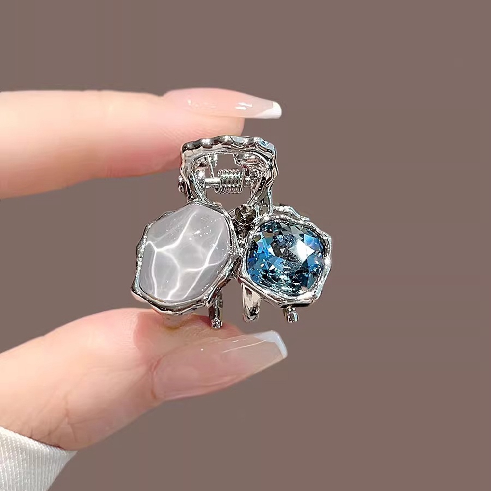 Silver Alloy Mini Hair Claw Cl - Jewelry Making Adults ulasan dan harga