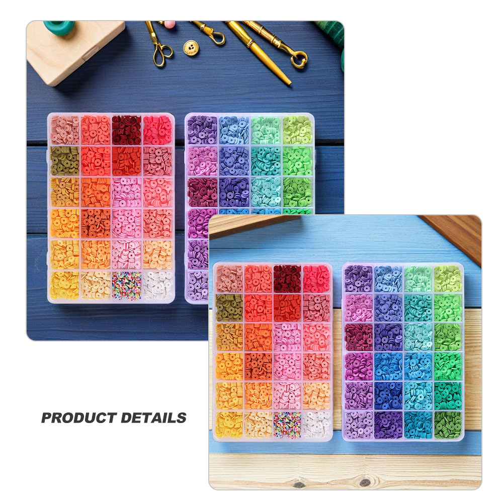 1Set Polymer Clay Beads Jewelr - Jewelry Making Adults ulasan dan harga