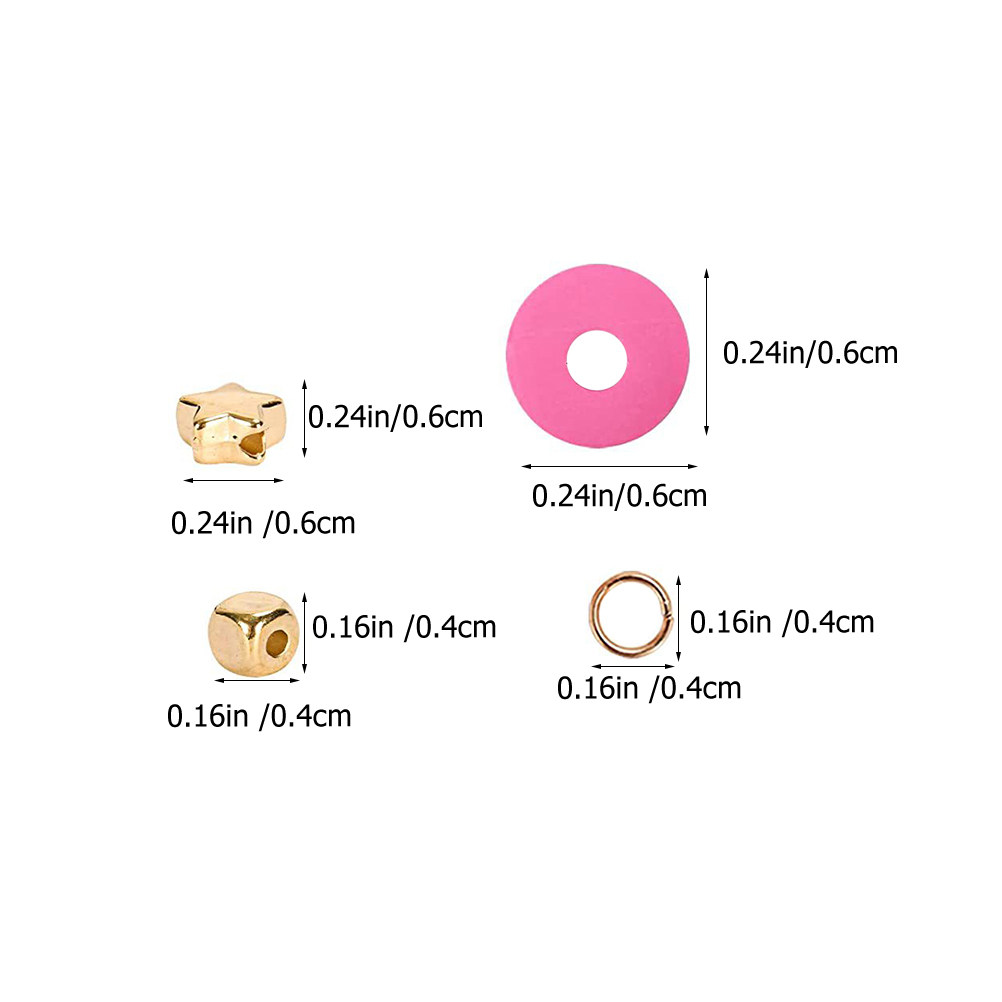 1Set Polymer Clay Beads Jewelr - Jewelry Making Adults ulasan dan harga