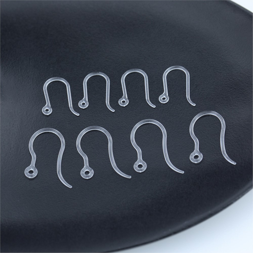 40pcs Clear Plastic Earring Ho - Jewelry Making Factory ulasan dan harga