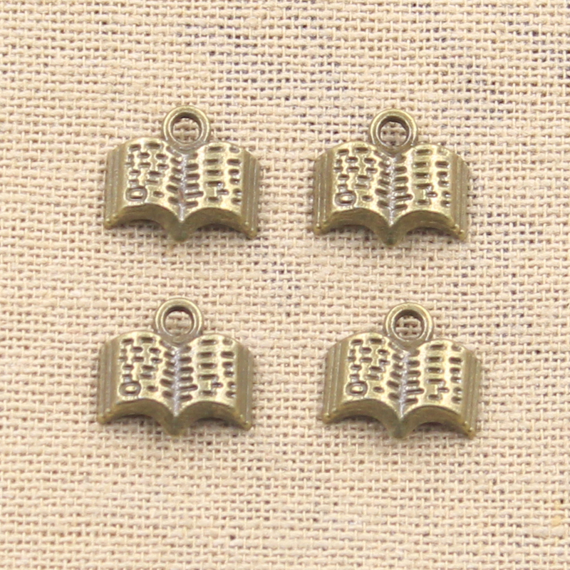 15pcs Charms Open Holy Bible B - Jewelry Making Guide Book ulasan dan harga