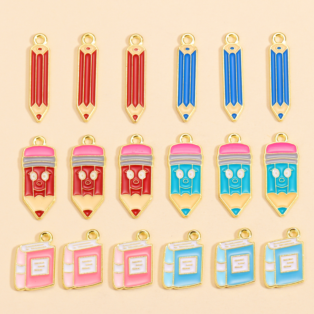 10Pcs Cute Fun Enamel Book Pen - Jewelry Making Guide Book ulasan dan harga