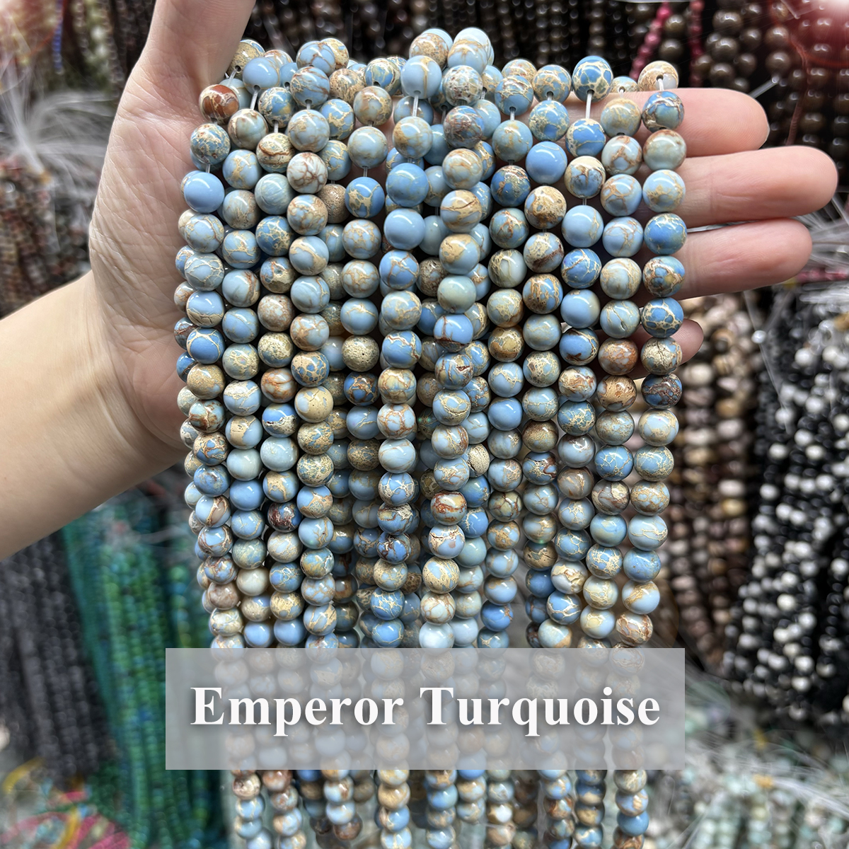 Light Blue Emperor Turquoise B - Jewelry Making Light ulasan dan harga
