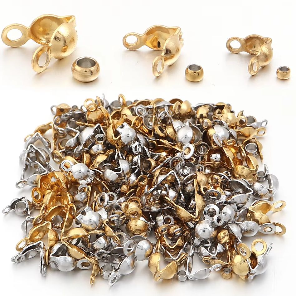 40-200pcs Stainless Steel Conn - Jewelry Making Basics ulasan dan harga