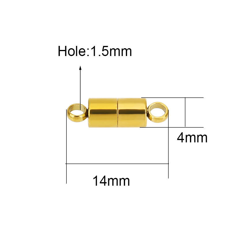2pcs 14mm Stainless Steel Neck - Jewelry Making Factory ulasan dan harga