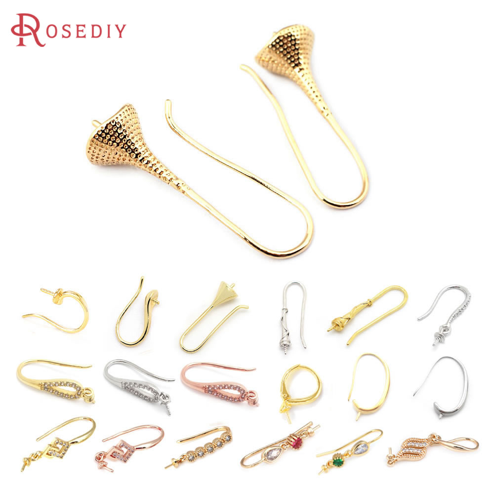 18K Gold Color Brass Can fit H - Jewelry Making Basics ulasan dan harga