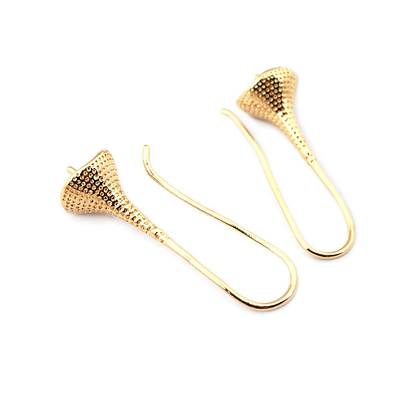 18K Gold Color Brass Can fit H - Jewelry Making Basics ulasan dan harga