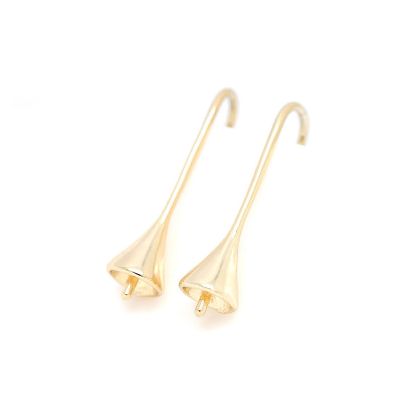 18K Gold Color Brass Can fit H - Jewelry Making Basics ulasan dan harga