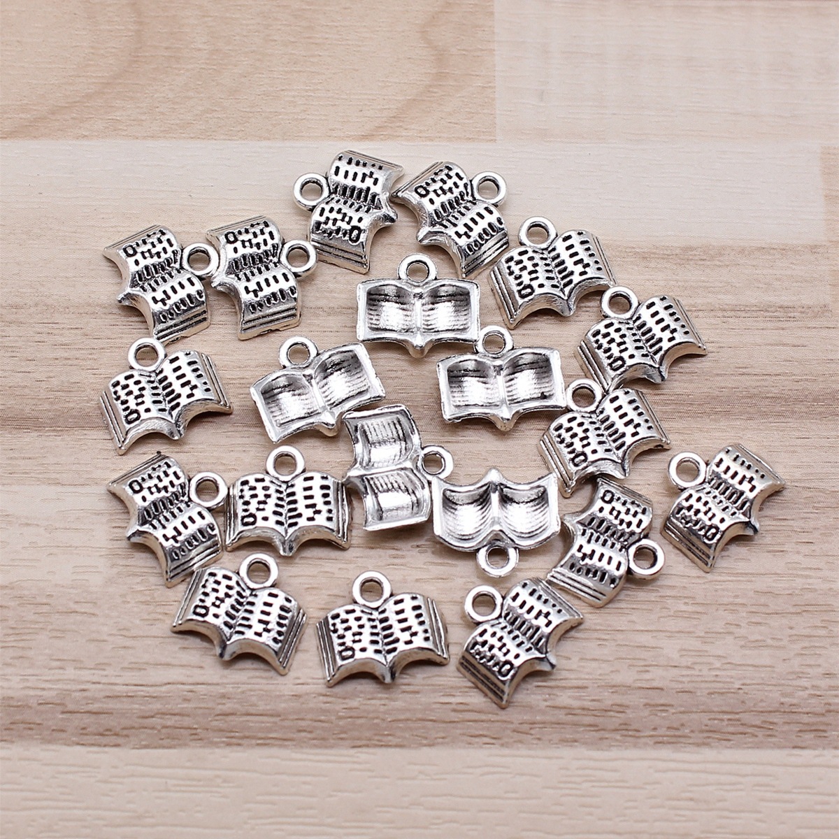 IFOCUS 20pcs/Lot Book Charms F - Jewelry Making Guide Book ulasan dan harga