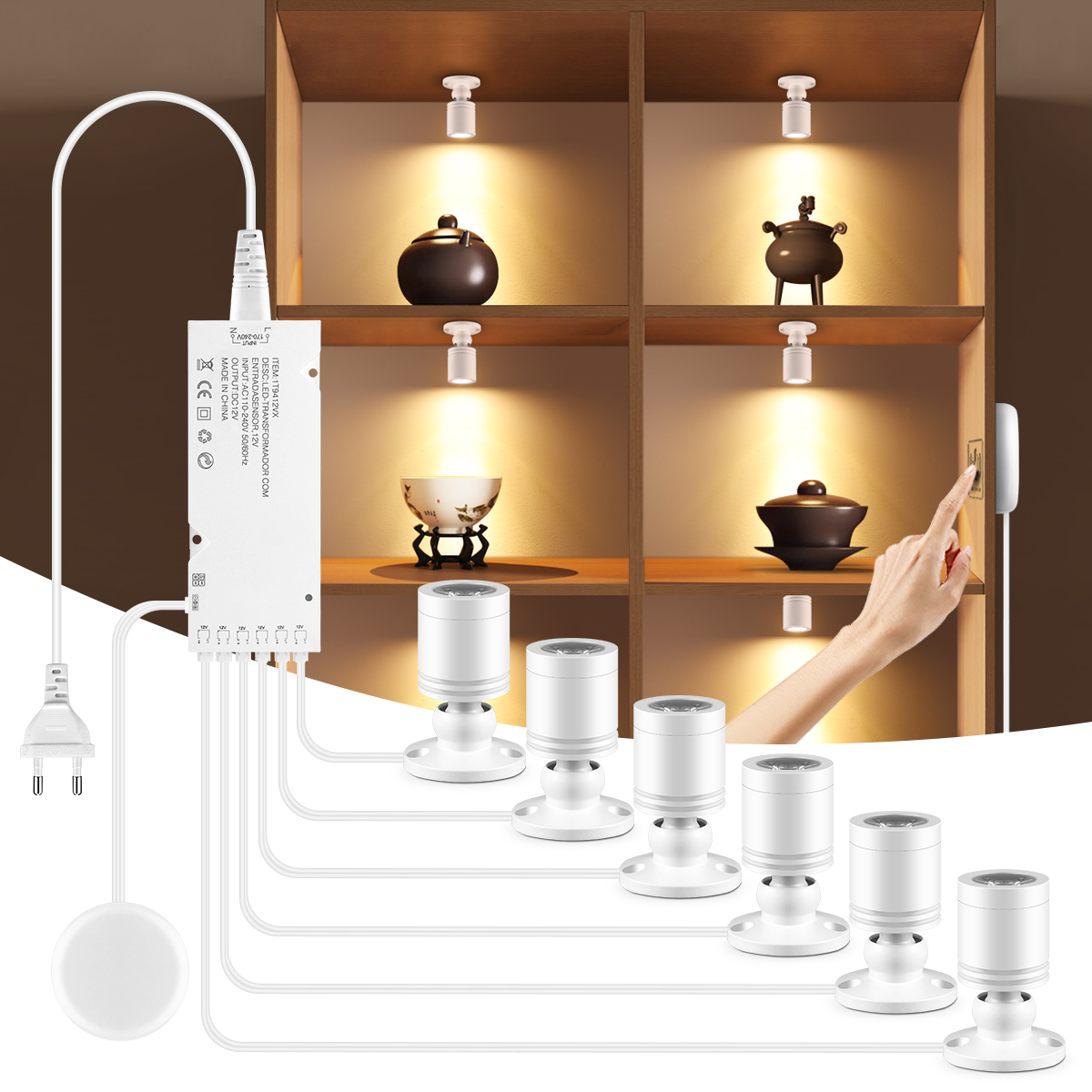 Wine Jewelry Display Cabinet L - Jewelry Making Light ulasan dan harga