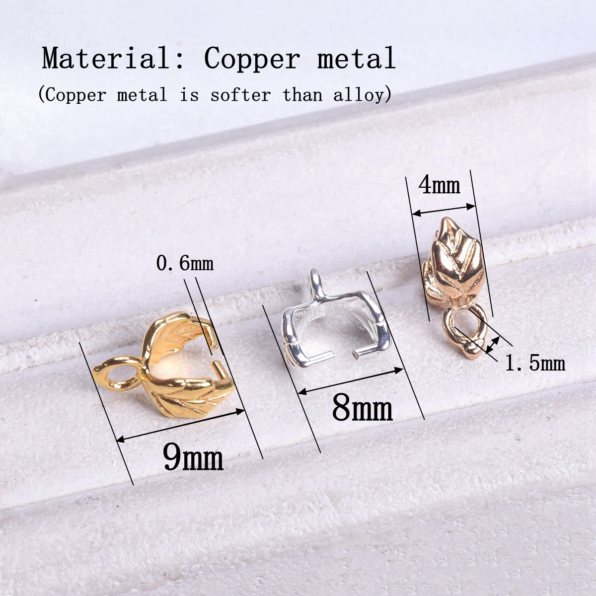 10pcs Gold/Silver/Light Gold C - Jewelry Making Light ulasan dan harga