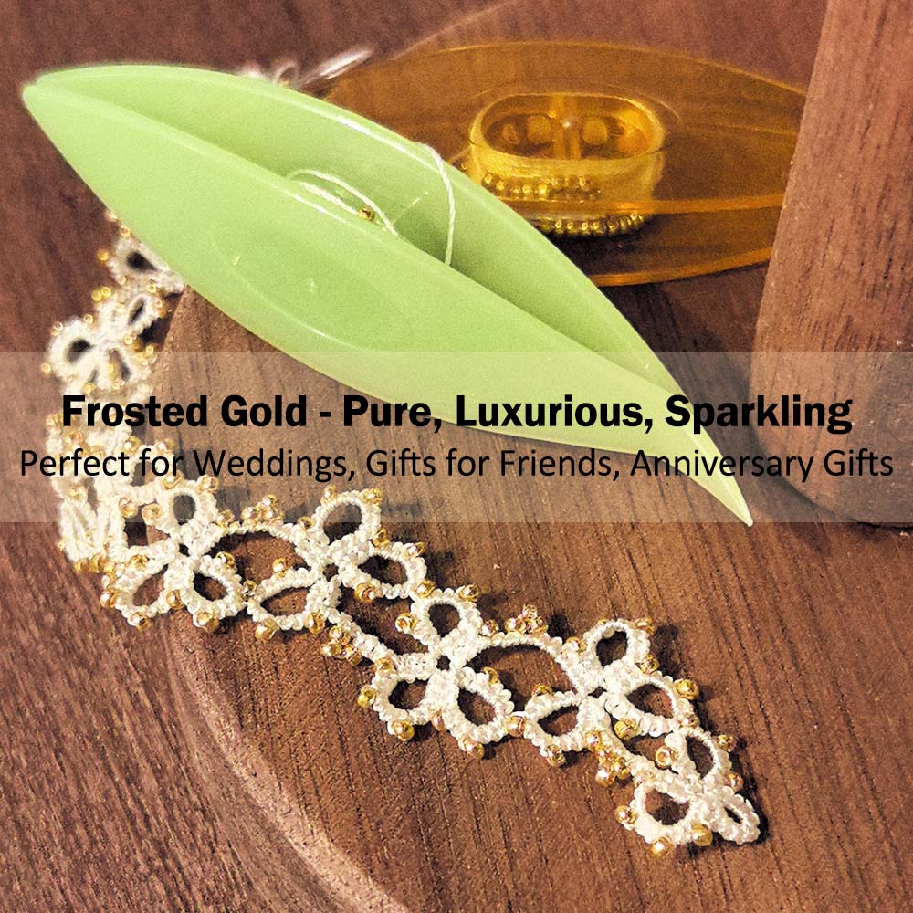 DIY Bracelets Tatting Shuttle  - Jewelry Making Videos Tutorials ulasan dan harga