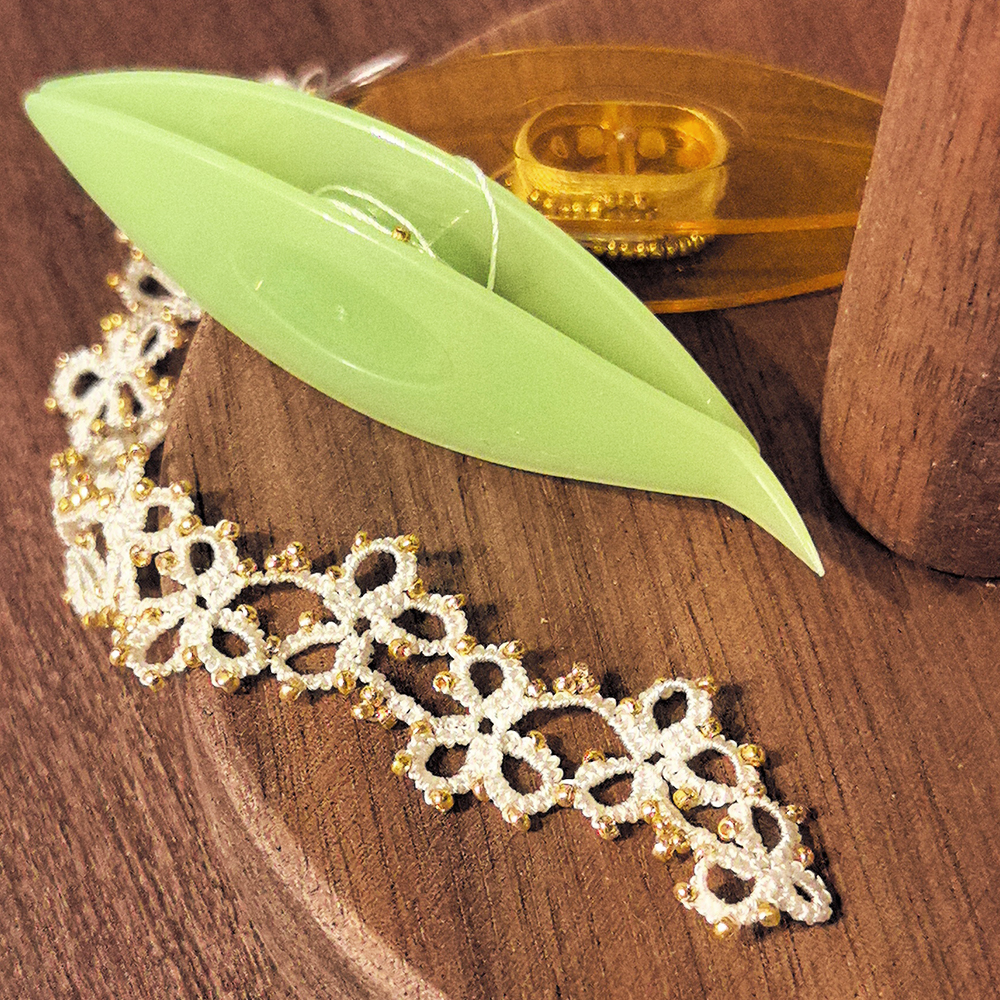 DIY Bracelets Tatting Shuttle  - Jewelry Making Videos Tutorials ulasan dan harga