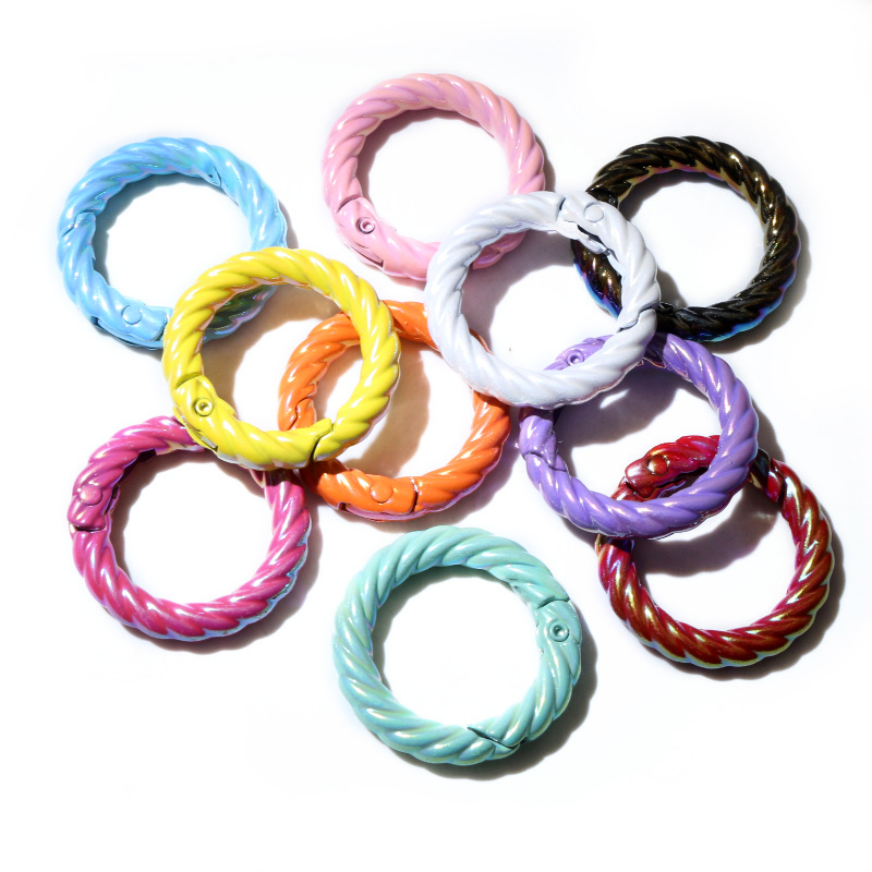 10pcs Random Colors Mix Heart  - Jump Ring Assorted ulasan dan harga