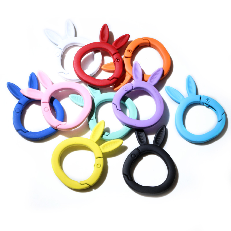 10pcs Random Colors Mix Heart  - Jump Ring Assorted ulasan dan harga