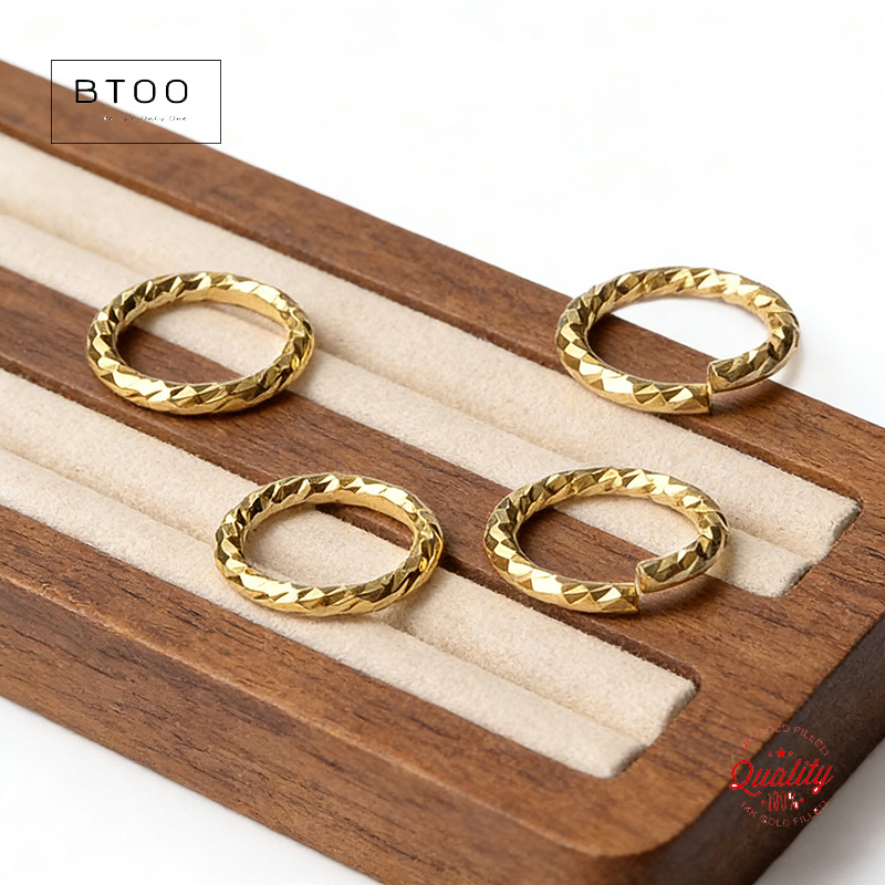 14K Gold Filled Sparkle Closed - Jump Ring Assorted ulasan dan harga